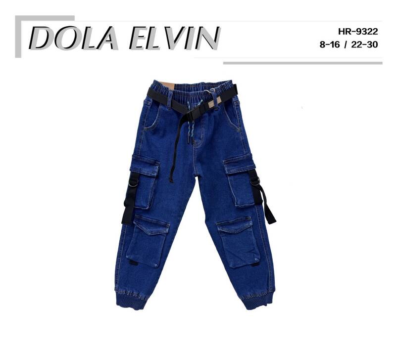 Spodnie chłopięca jeans Roz 8-16, 1 Kolor .Paczka 10 szt